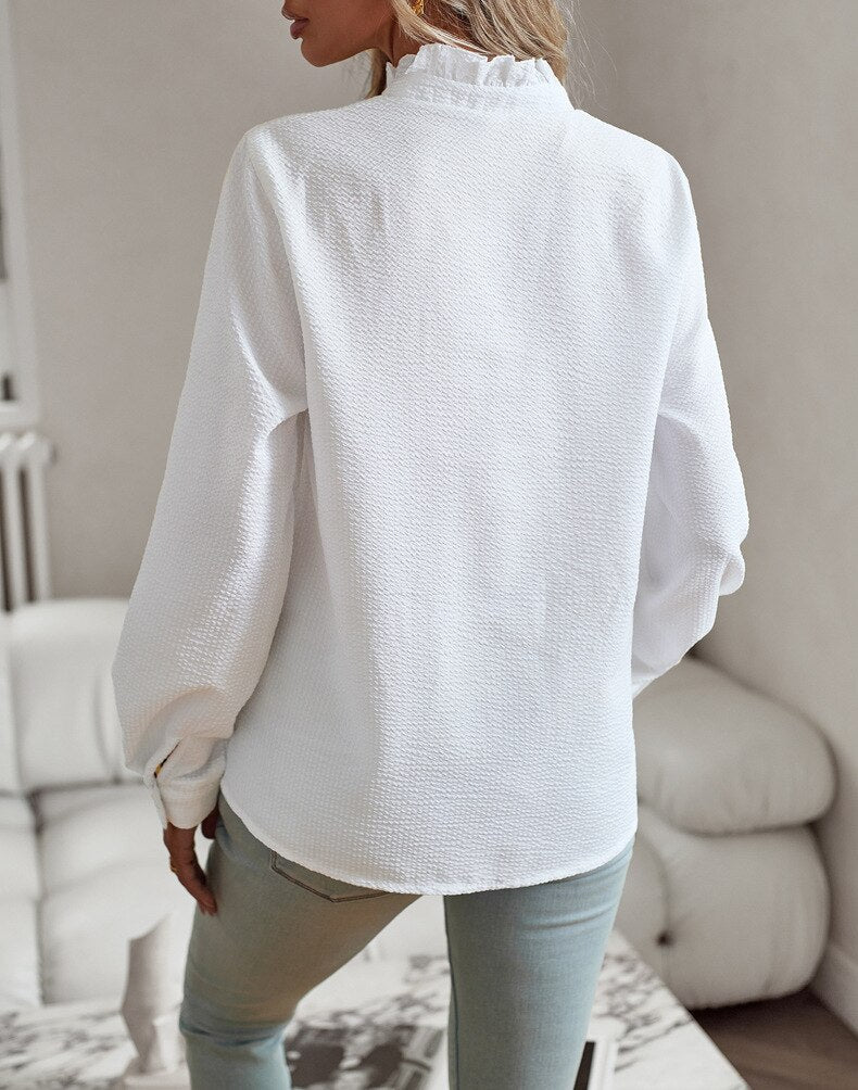 Vibonanza | Elegante Damesblouse met Driekwart Mouw