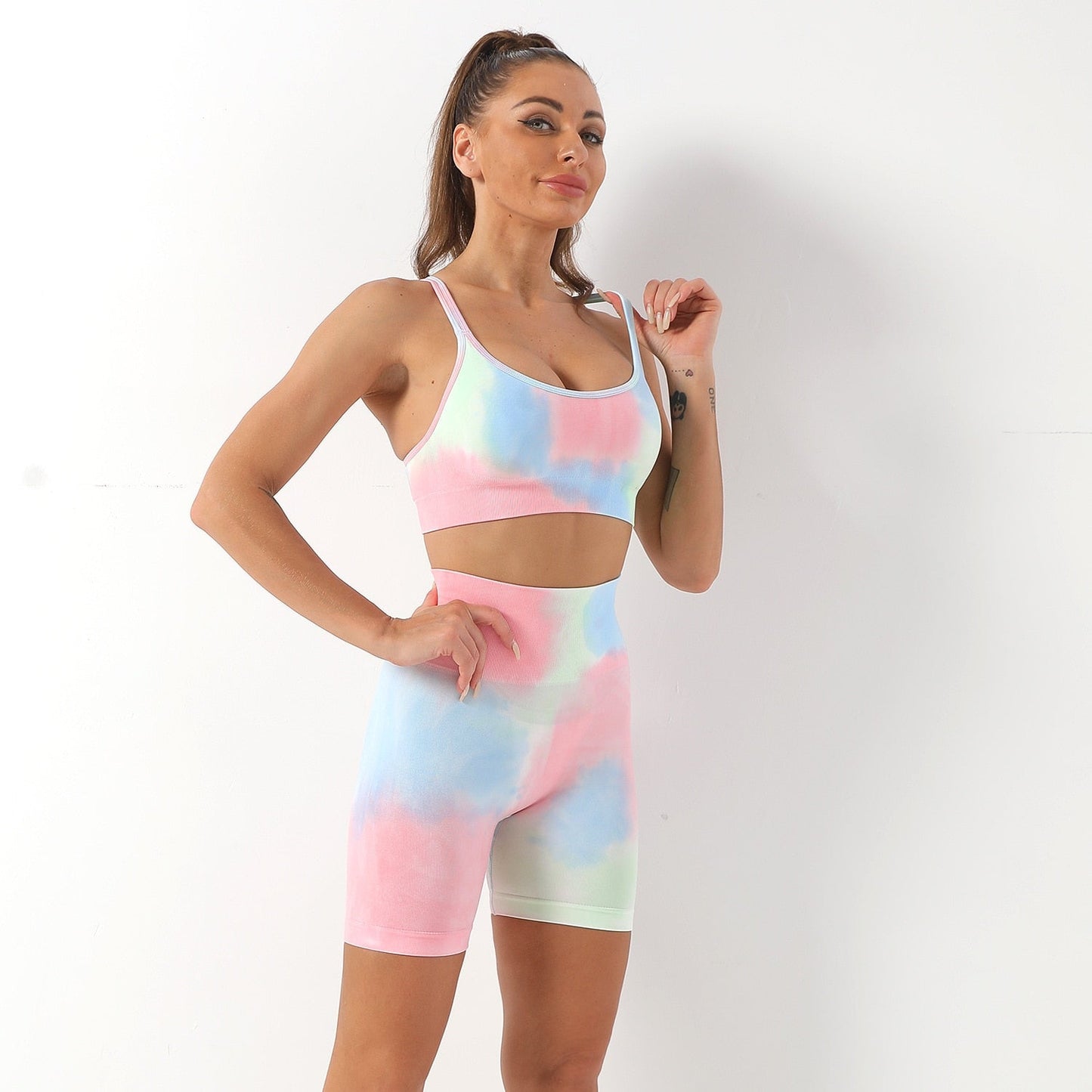 Vibonanza | Dames Tie-Dye Workout Set