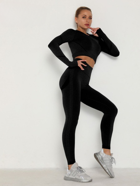 Vibonanza | Dames Sportset Crop Top en Legging