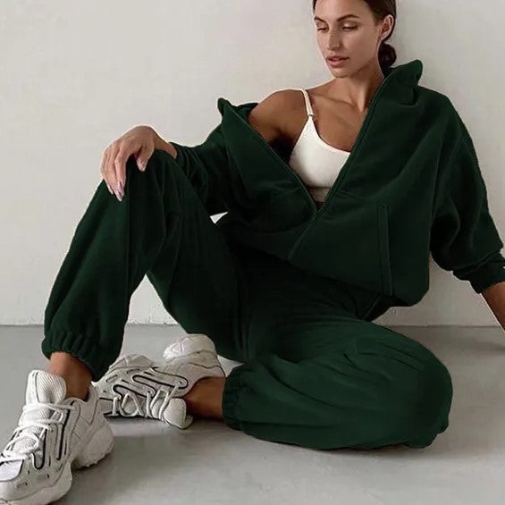 Vibonanza | Dames Velours Trainingspak Hoodie en Jogger