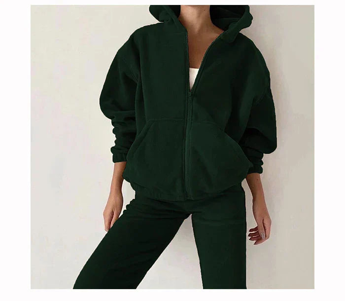 Vibonanza | Dames Velours Trainingspak Hoodie en Jogger