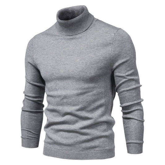 Vibonanza | Heren Grijze Turtleneck Coltrui