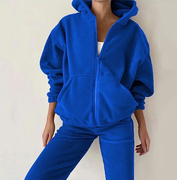 Vibonanza | Dames Velours Trainingspak Hoodie en Jogger