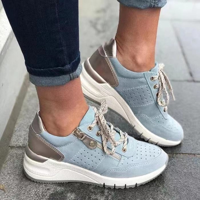 Vibonanza | Orthopedische Damessneakers met Zijrits