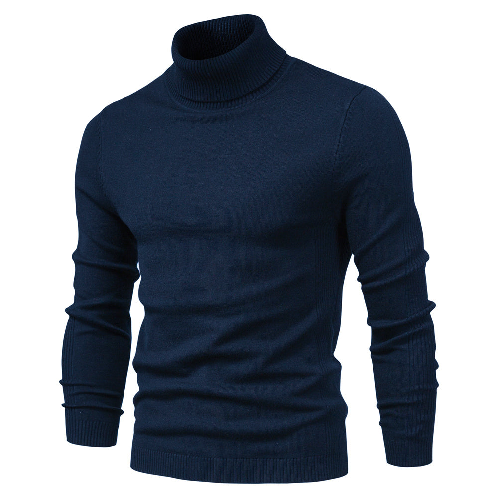 Vibonanza | Heren Grijze Turtleneck Coltrui