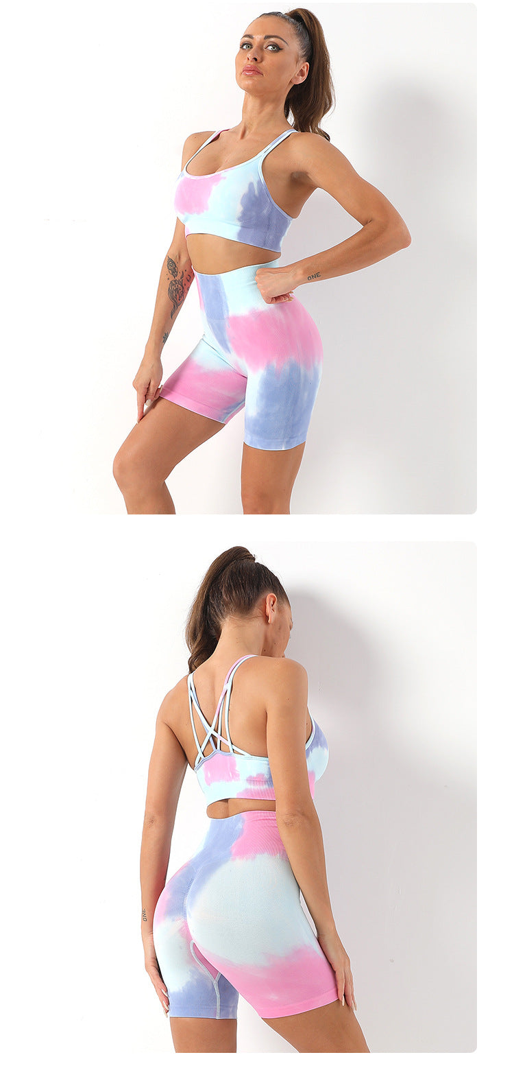 Vibonanza | Dames Tie-Dye Workout Set
