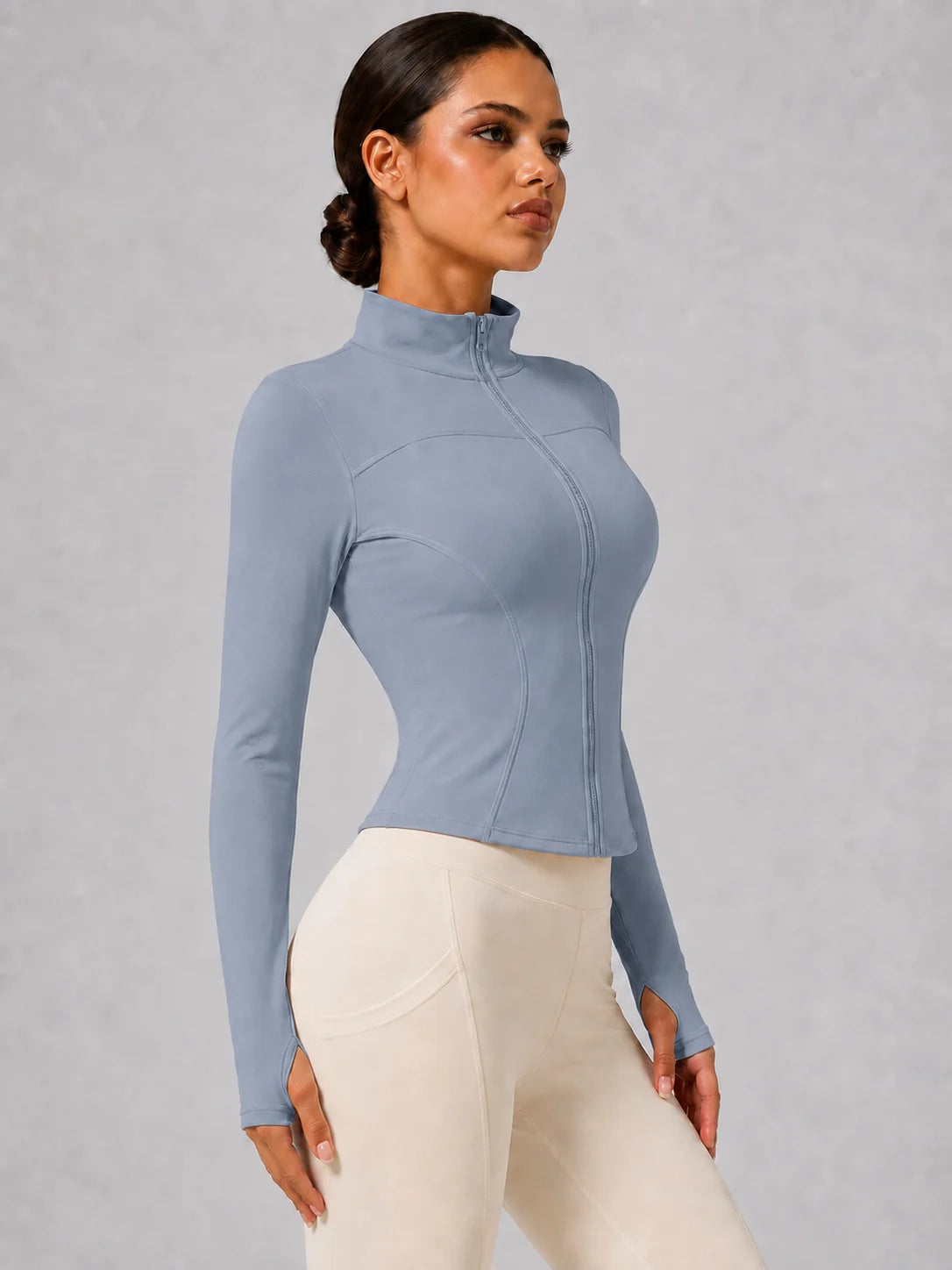Vibonanza | Sportvest met Opstaande Kraag en Ritssluiting