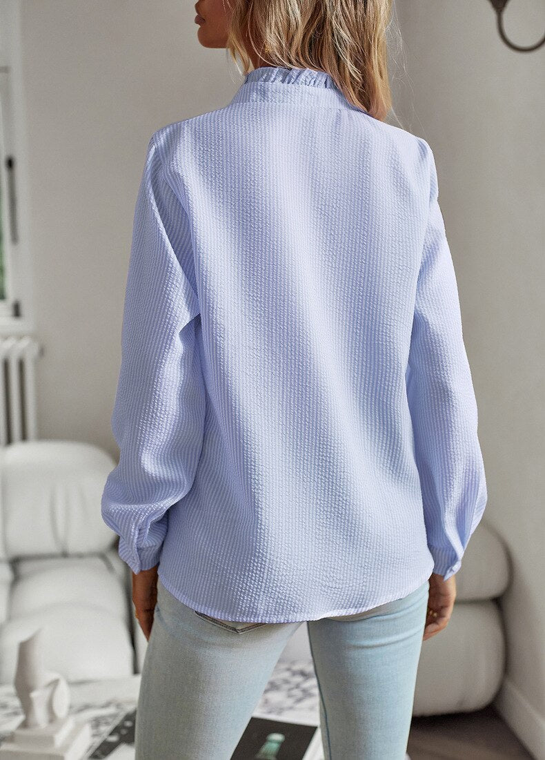 Vibonanza | Elegante Damesblouse met Driekwart Mouw