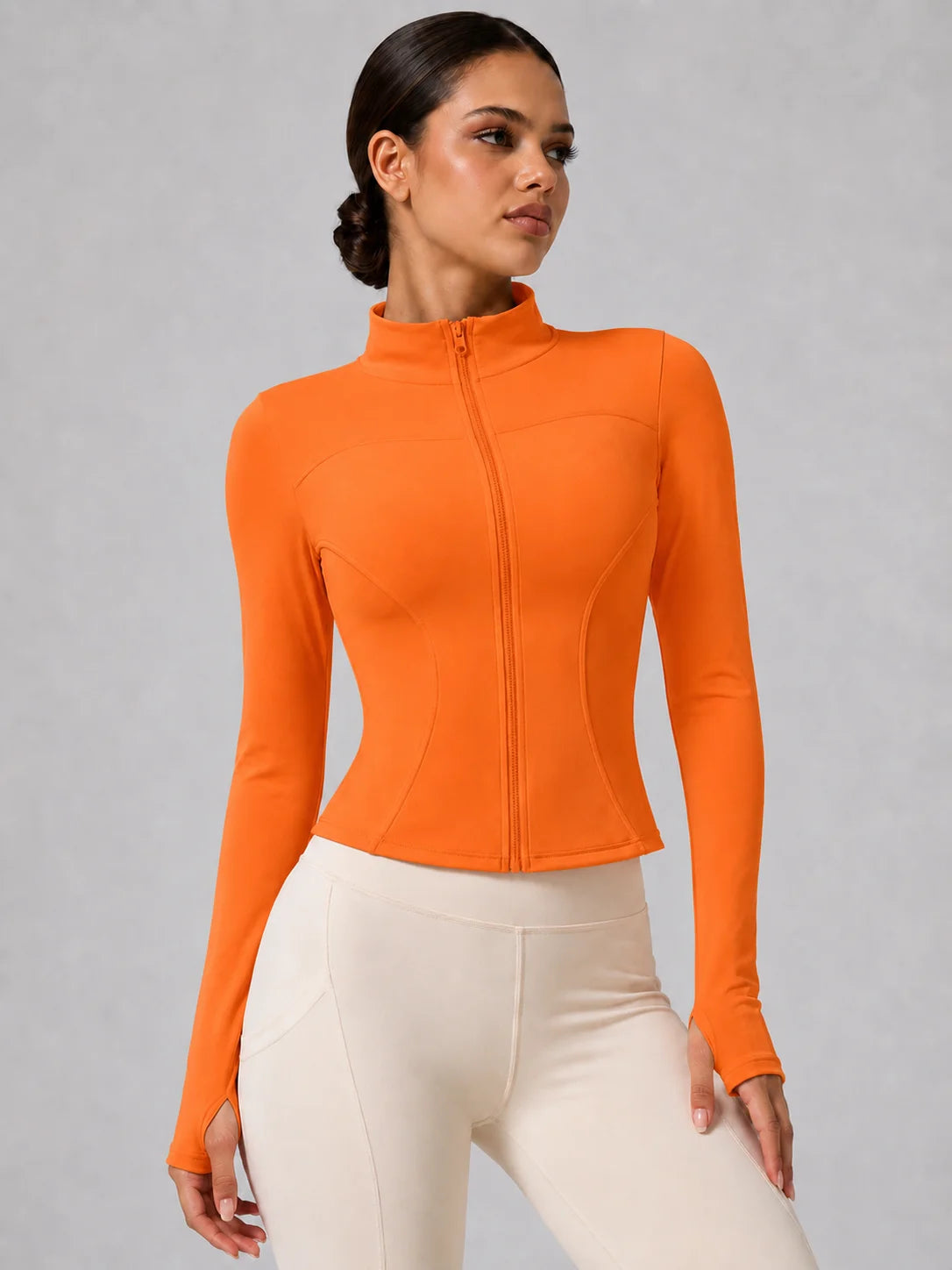 Vibonanza | Sportvest met Opstaande Kraag en Ritssluiting