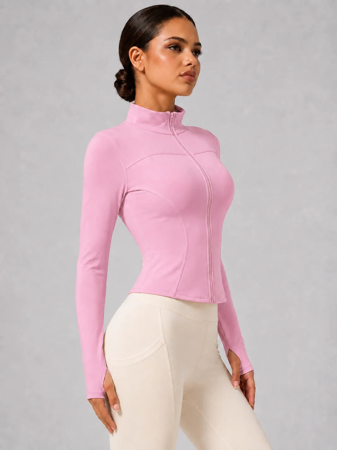 Vibonanza | Sportvest met Opstaande Kraag en Ritssluiting