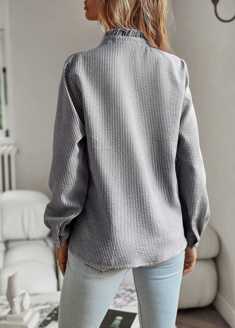 Vibonanza | Elegante Damesblouse met Driekwart Mouw