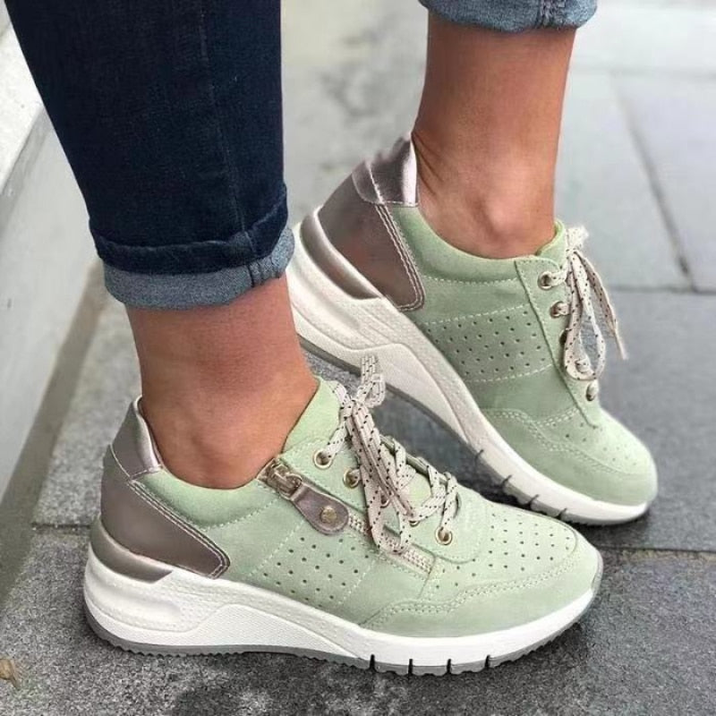 Vibonanza | Orthopedische Damessneakers met Zijrits