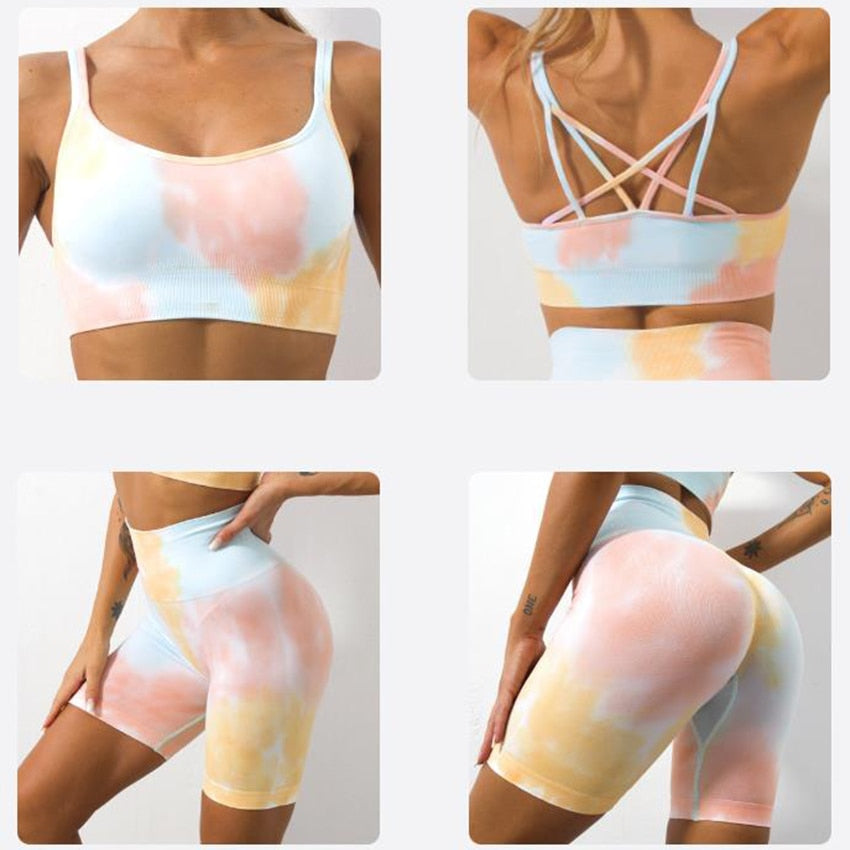 Vibonanza | Dames Tie-Dye Workout Set
