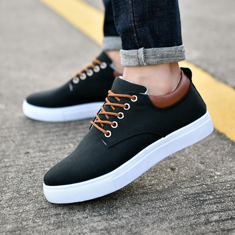 Vibonanza | Herensneakers Canvas Stoer en Comfortabel