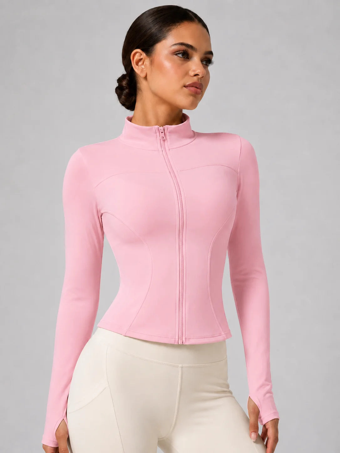 Vibonanza | Sportvest met Opstaande Kraag en Ritssluiting