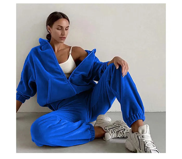 Vibonanza | Dames Velours Trainingspak Hoodie en Jogger