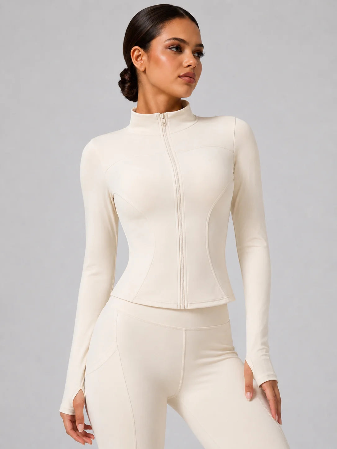 Vibonanza | Sportvest met Opstaande Kraag en Ritssluiting
