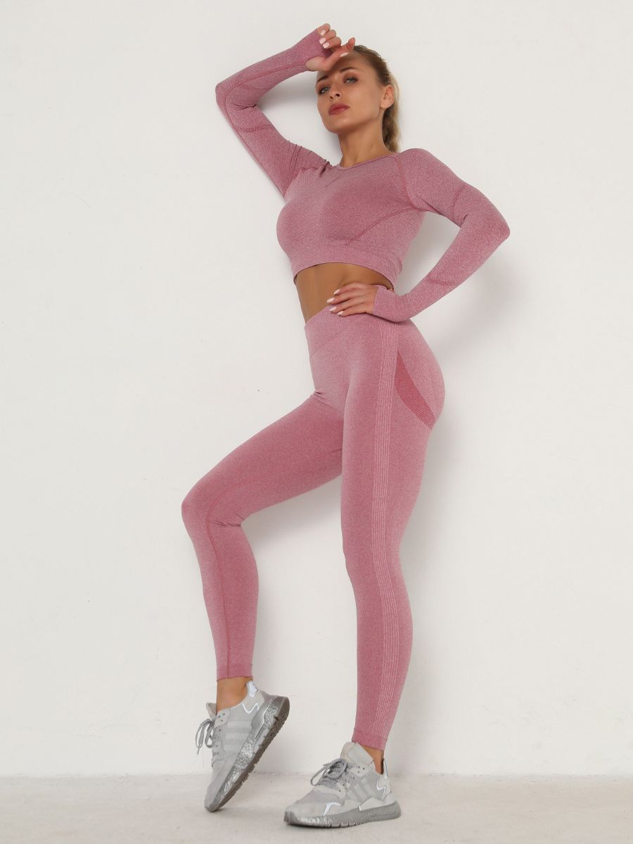 Vibonanza | Dames Sportset Crop Top en Legging