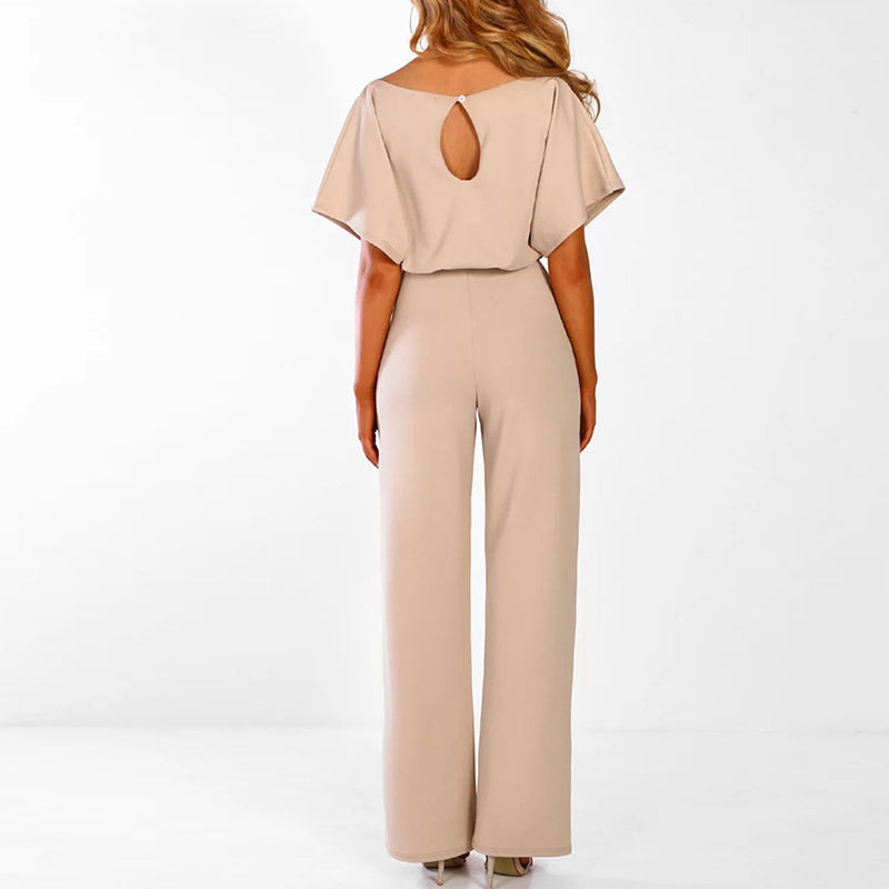Vibonanza | Elegante Jumpsuit Korte Mouw