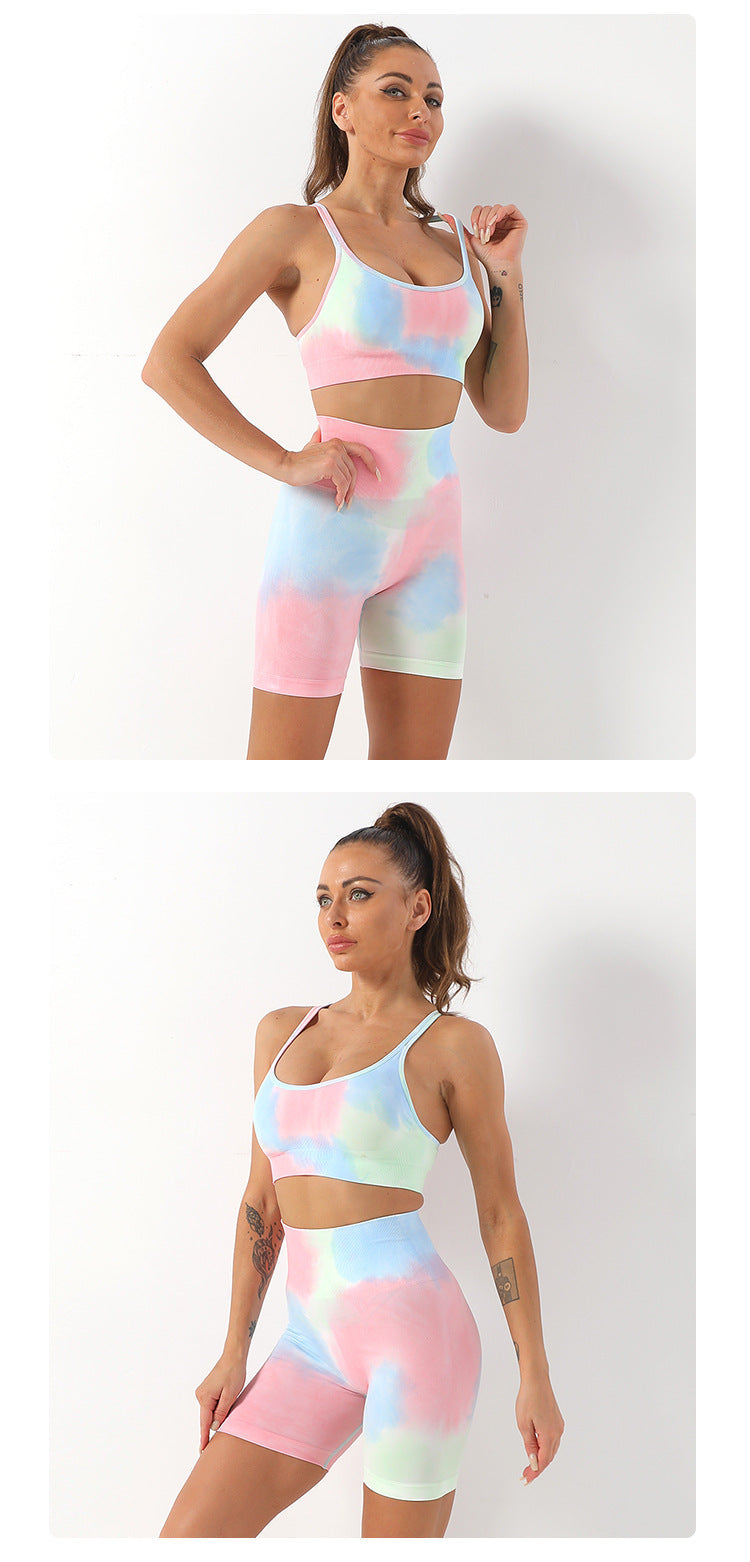 Vibonanza | Dames Tie-Dye Workout Set