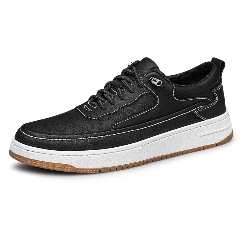 Vibonanza | Leren Sneakers met Rubberen Zool