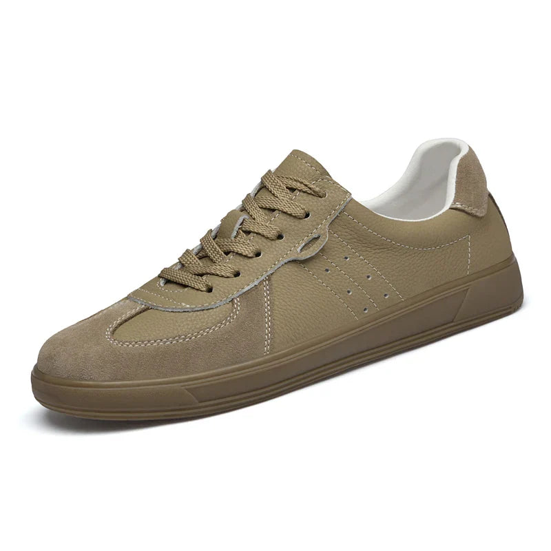 Vibonanza | Leren Sneakers Heren Met Suède Details