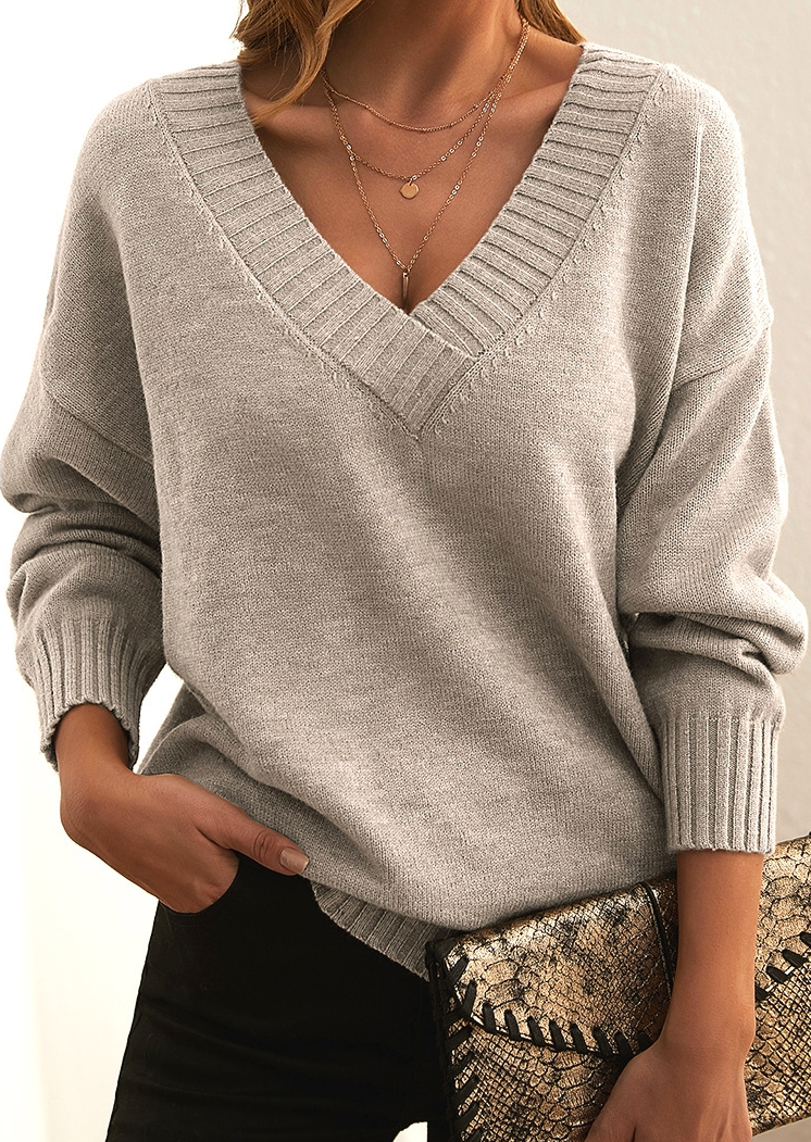 Vibonanza | Oversized Vrouwentrui met V-Hals
