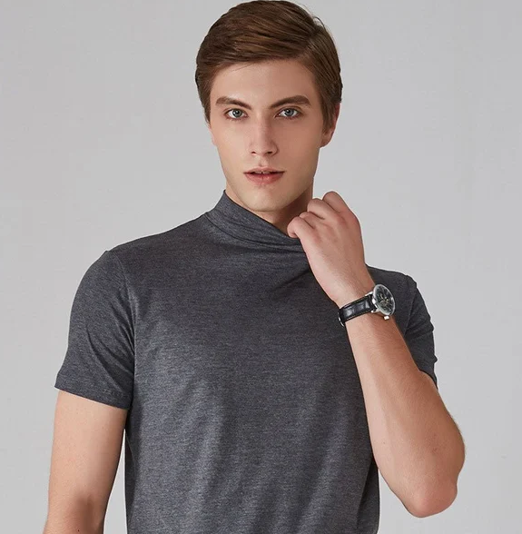 Vibonanza | Herenturtleneck T-shirt Anti-Zweet