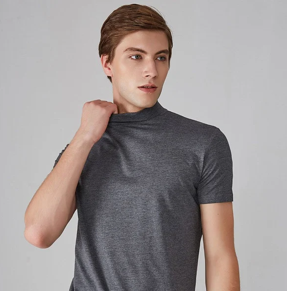 Vibonanza | Herenturtleneck T-shirt Anti-Zweet