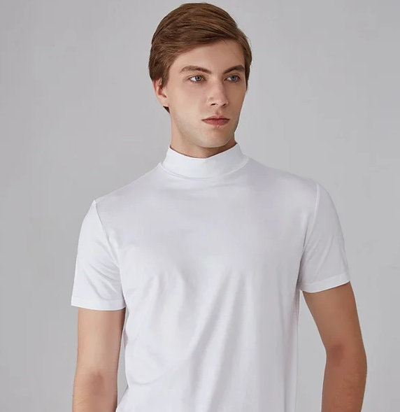 Vibonanza | Herenturtleneck T-shirt Anti-Zweet