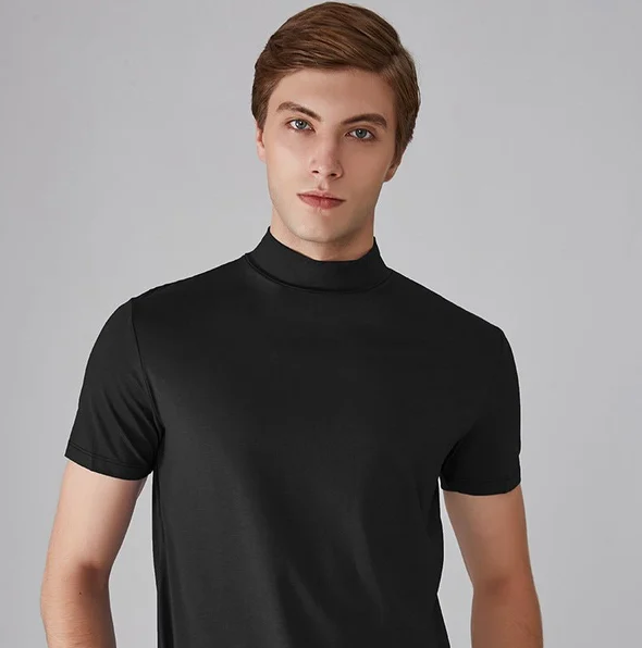 Vibonanza | Herenturtleneck T-shirt Anti-Zweet