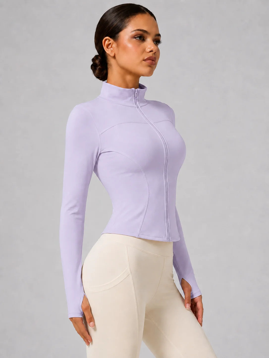 Vibonanza | Sportvest met Opstaande Kraag en Ritssluiting