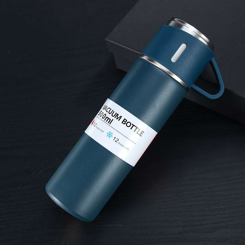 Vibonanza | RVS Thermoskan Met Beker Deksel
