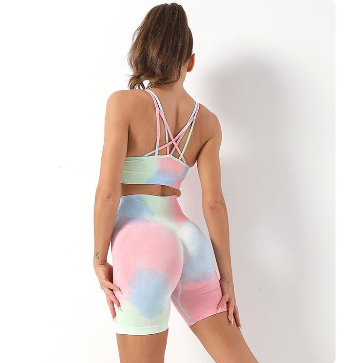 Vibonanza | Dames Tie-Dye Workout Set