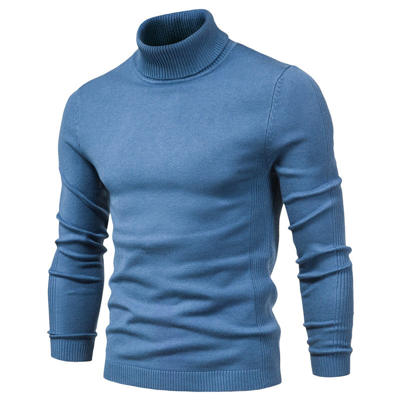 Vibonanza | Heren Grijze Turtleneck Coltrui