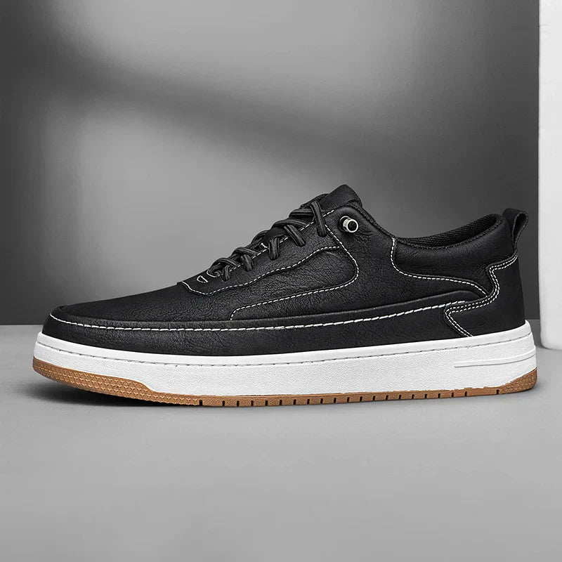 Vibonanza | Leren Sneakers met Rubberen Zool