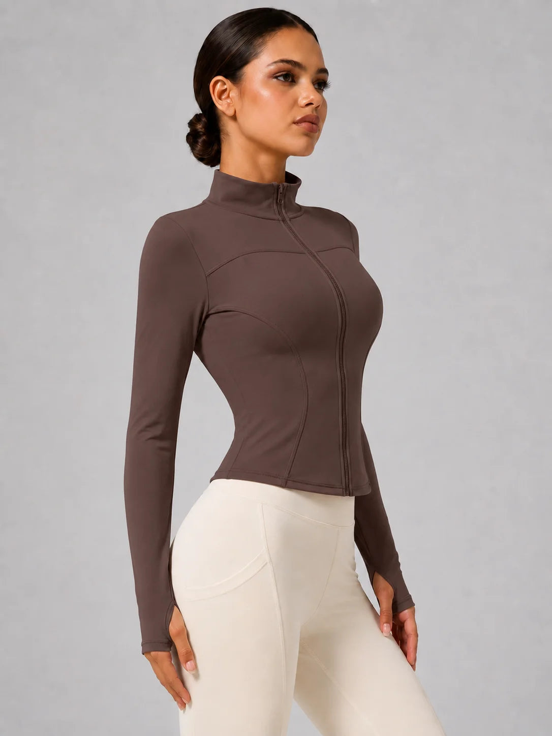 Vibonanza | Sportvest met Opstaande Kraag en Ritssluiting