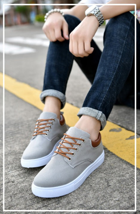 Vibonanza | Herensneakers Canvas Stoer en Comfortabel
