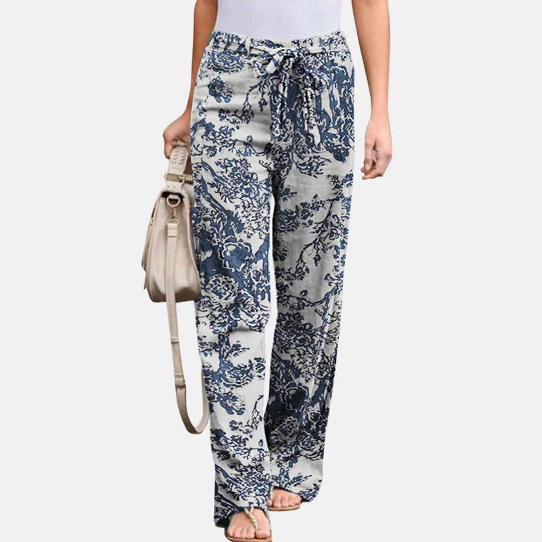 Vibonanza | Dames Palazzo Broek met Bloemenprint