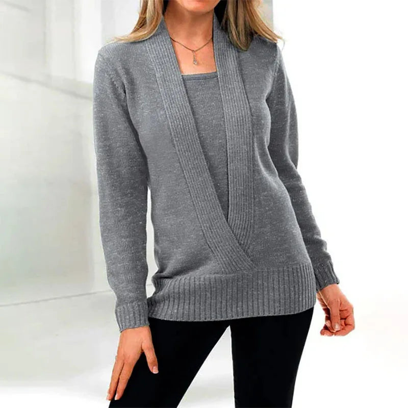 Vibonanza | Dames Cardigan met Sjaalkraag