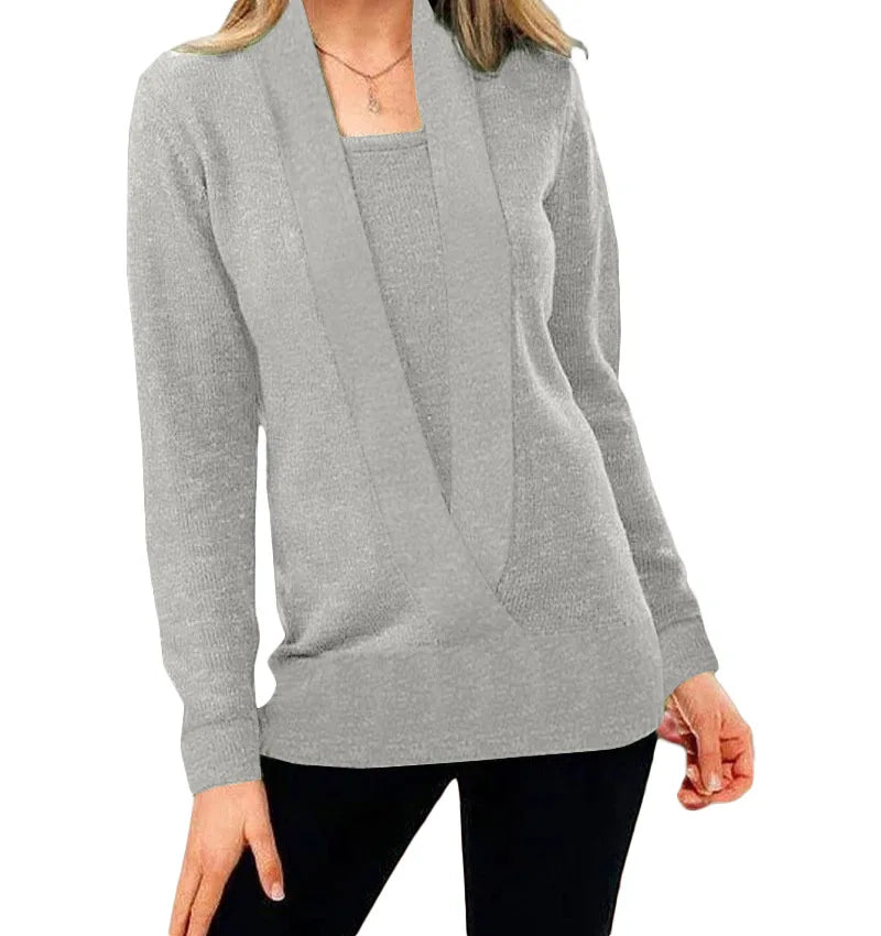 Vibonanza | Dames Cardigan met Sjaalkraag
