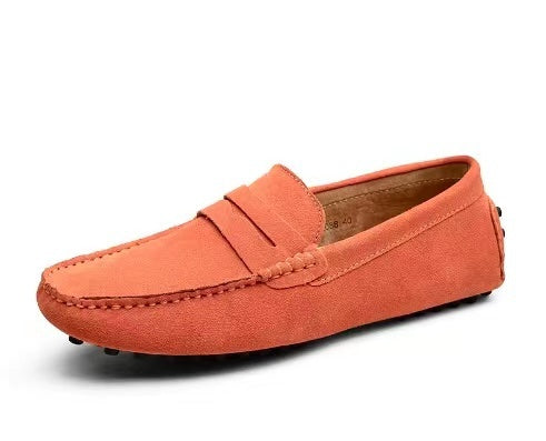 Vibonanza | Suède Heren Moccassins Met Rubberen Zool