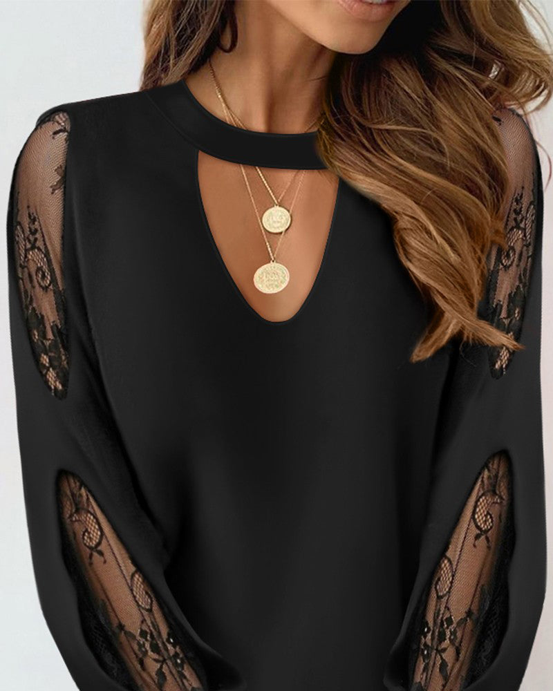 Vibonanza | Elegante Damesblouse met Kant