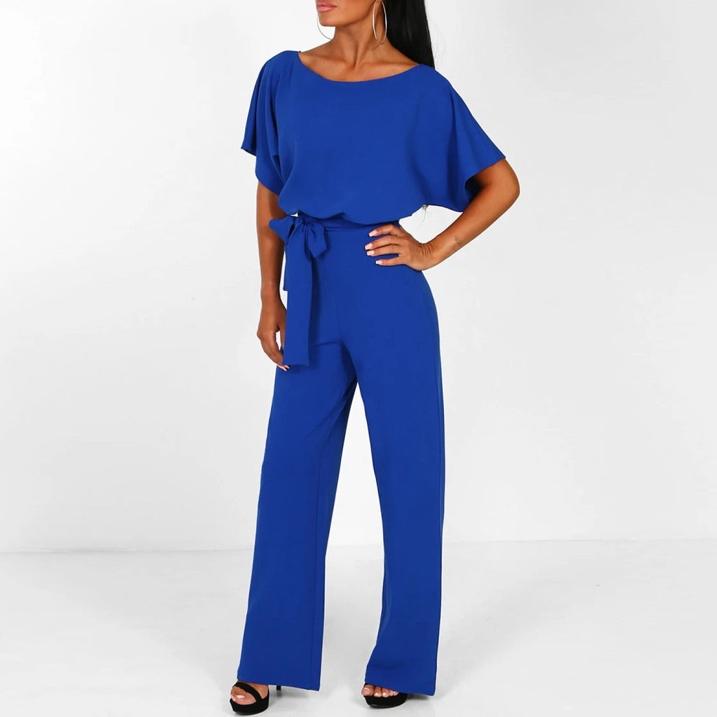 Vibonanza | Elegante Jumpsuit Korte Mouw