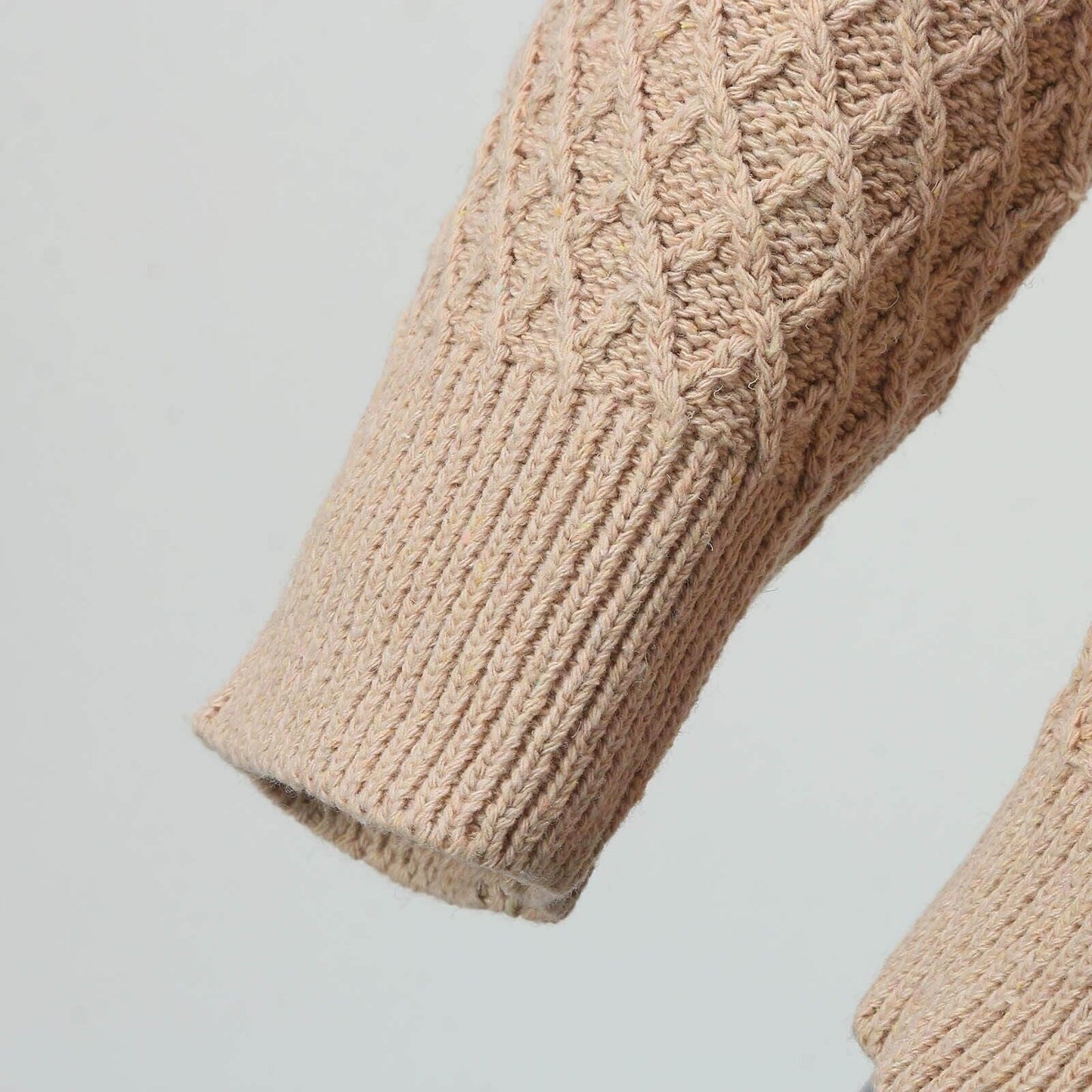 Vibonanza | Gebreid Herenvest Beige Winter