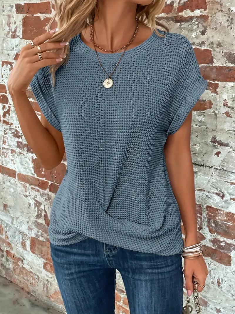 Vibonanza | Dames T-shirt Korte Mouw Ademend Katoen