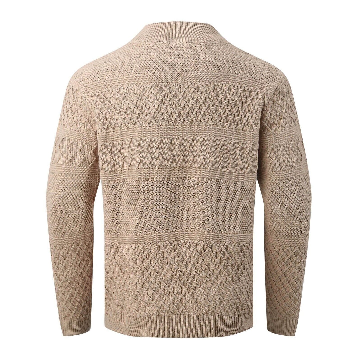 Vibonanza | Gebreid Herenvest Beige Winter