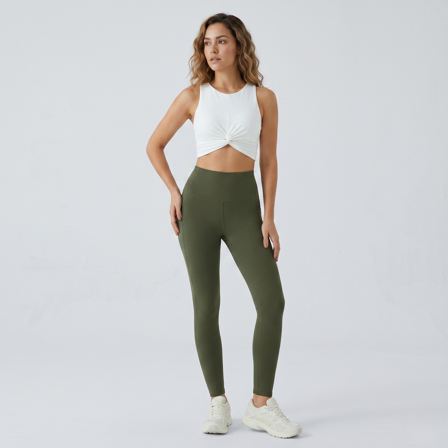 Vibonanza | High-Waist Sportlegging met Zijzakken