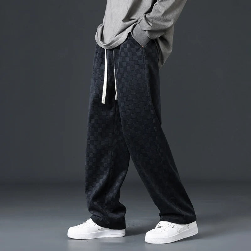 Vibonanza | Dikke Corduroy Joggingsbroek met Elastische Tailleband