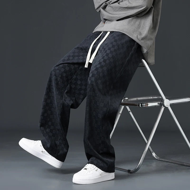 Vibonanza | Dikke Corduroy Joggingsbroek met Elastische Tailleband